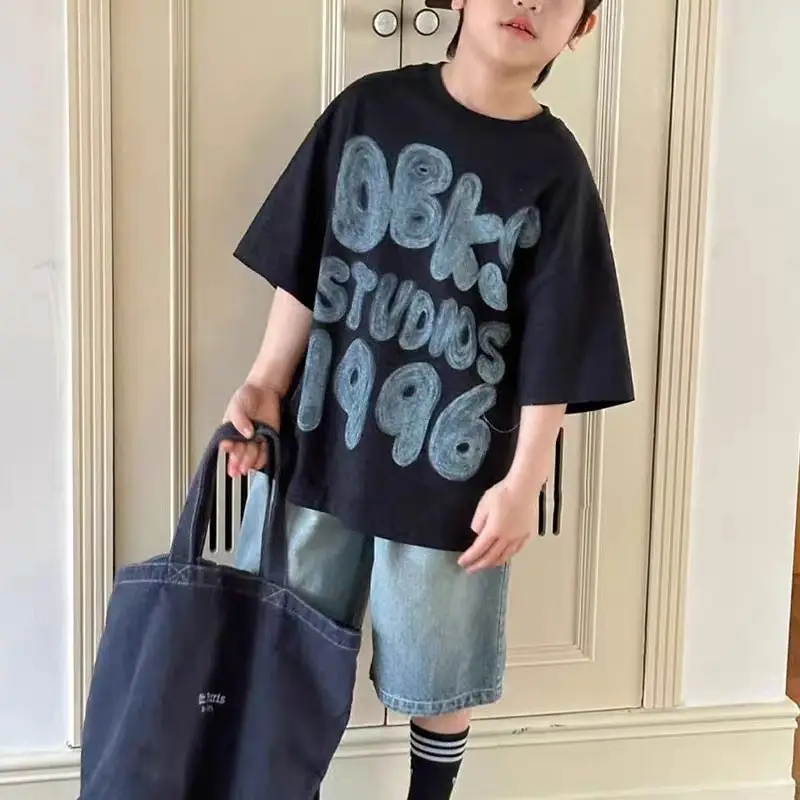 Boys Printed Cotton Shorts Set Summer 2025 — feature 12