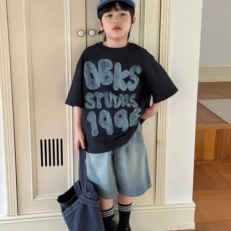 Boys Printed Cotton Shorts Set Summer 2025 — feature 7