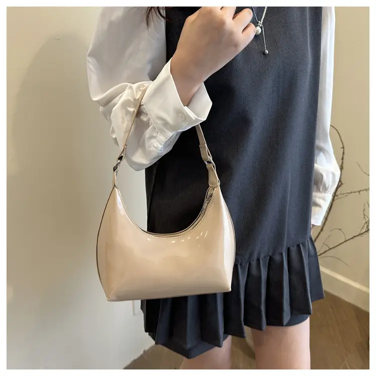 Glossy Red Shoulder Bag for Women — feature 19