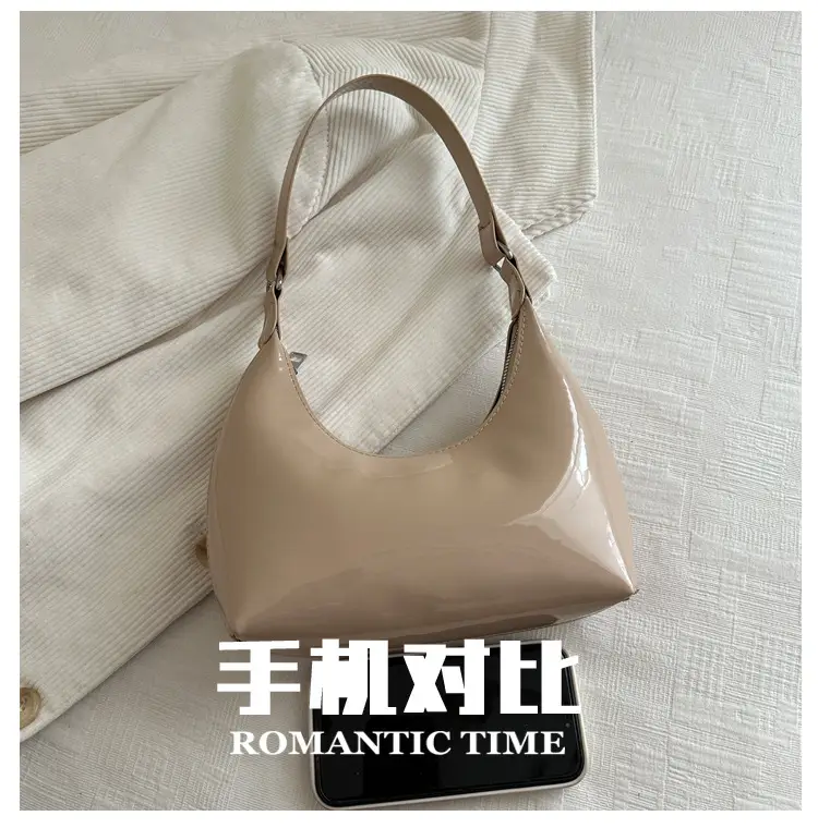 Glossy Red Shoulder Bag for Women — feature 6
