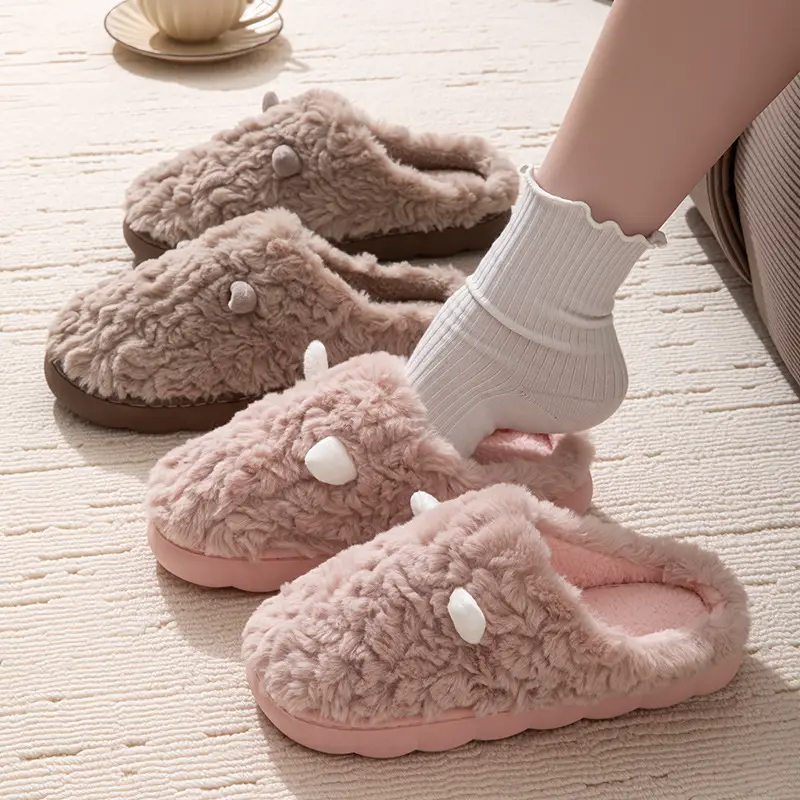Women's Cotton Slippers Warm Autumn Winter 2025 - Image 9