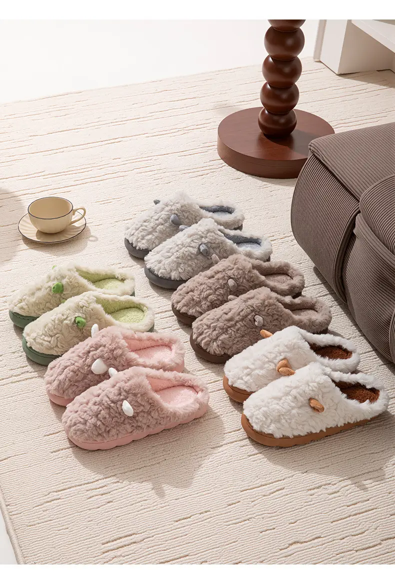 Women's Cotton Slippers Warm Autumn Winter 2025 — feature 3