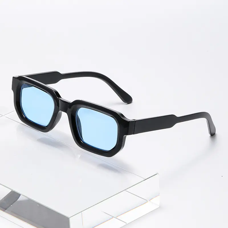 Women Square Sunglasses Transparent Gradient European