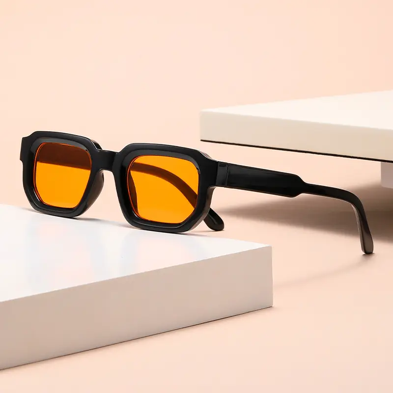 Women Square Sunglasses Transparent Gradient European