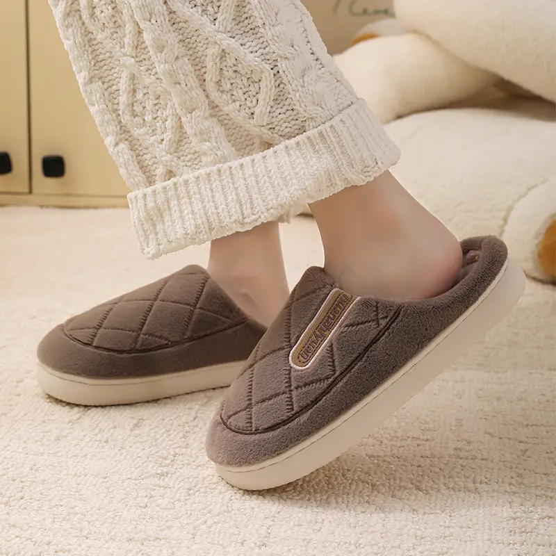 Women's Warm Cotton Slip-On Slippers Baotou - Image 6