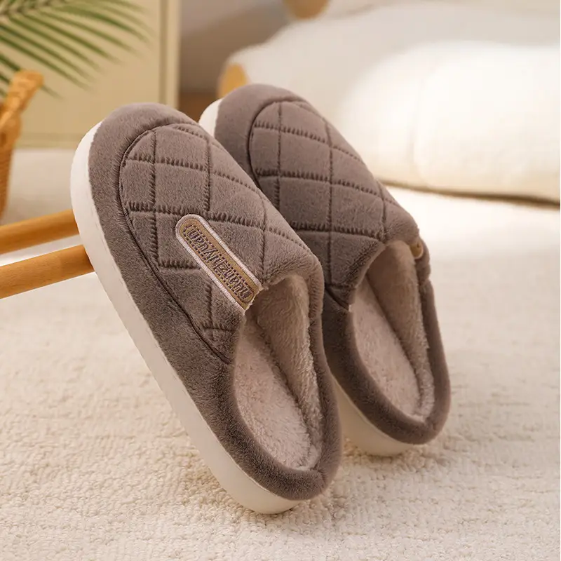 Women's Warm Cotton Slip-On Slippers Baotou - Image 10
