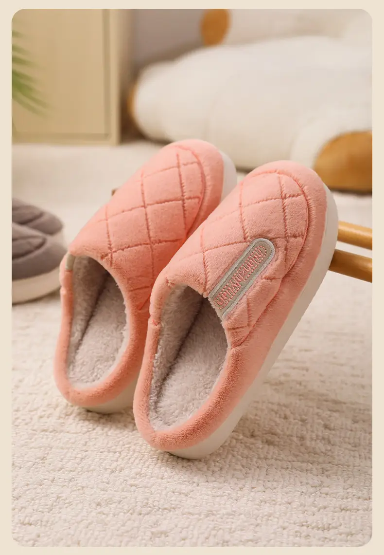 Women's Warm Cotton Slip-On Slippers Baotou — feature 11