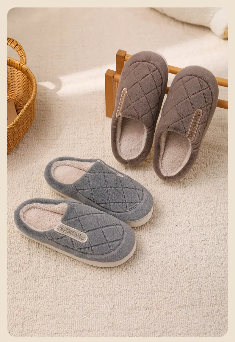 Women's Warm Cotton Slip-On Slippers Baotou — feature 12