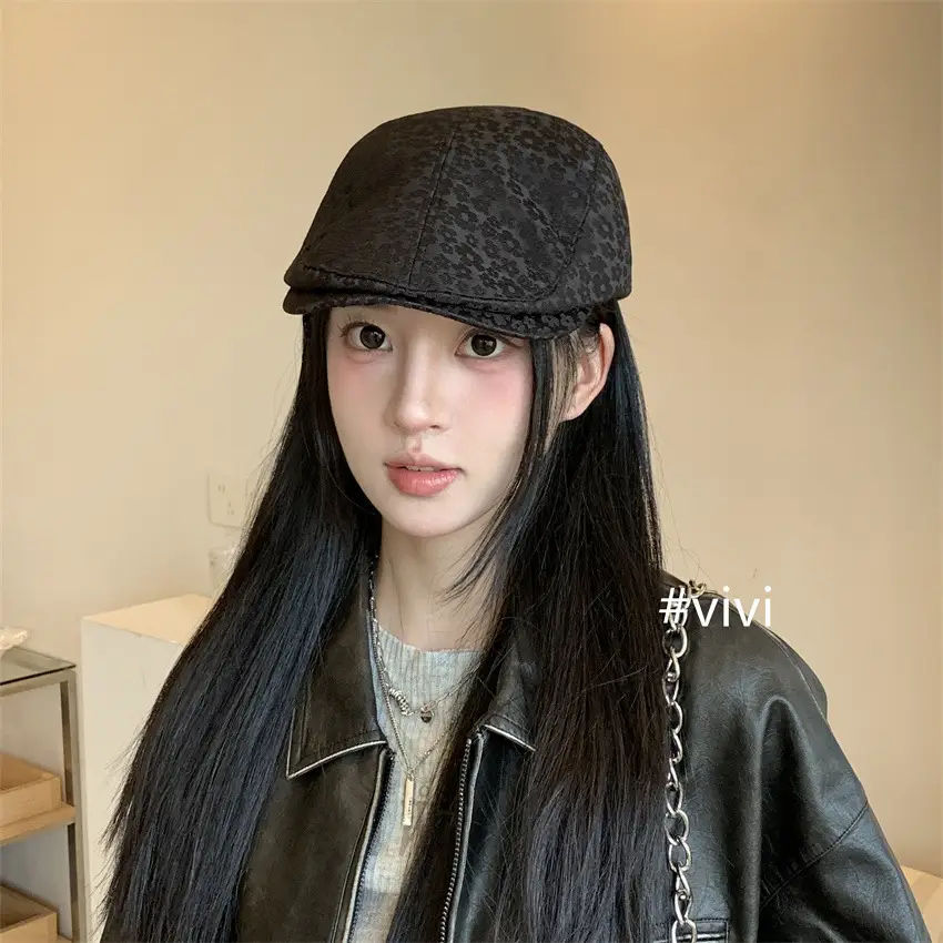 Women White Retro Baseball Cap Forward - Image 4