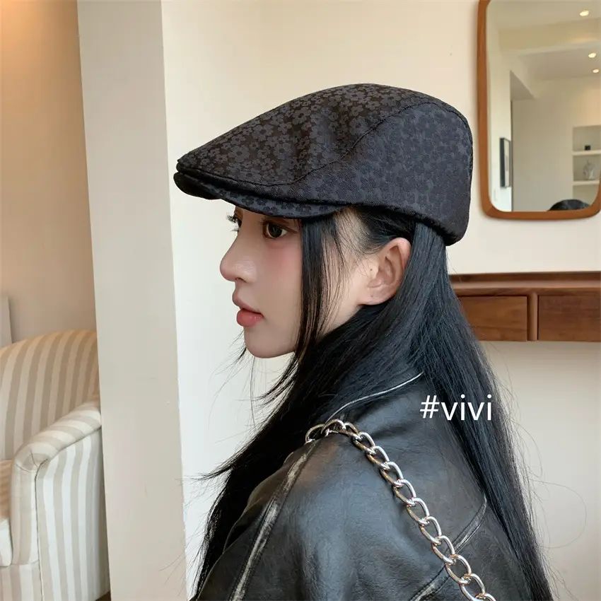 Women White Retro Baseball Cap Forward — feature 3