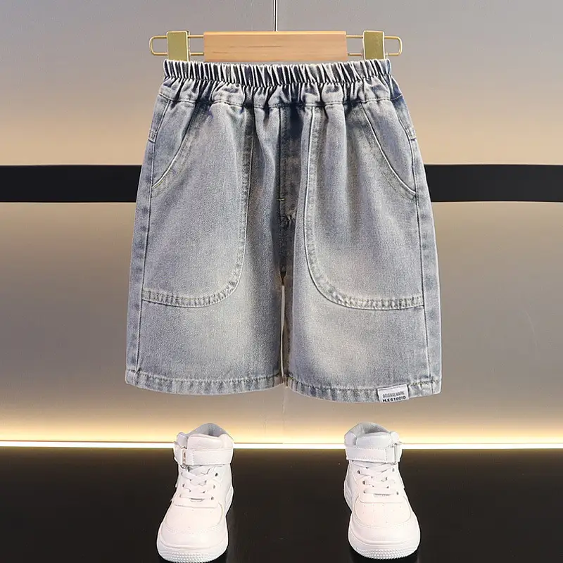 Boys Green Mutual T-Shirt & Denim Shorts Set - Image 6