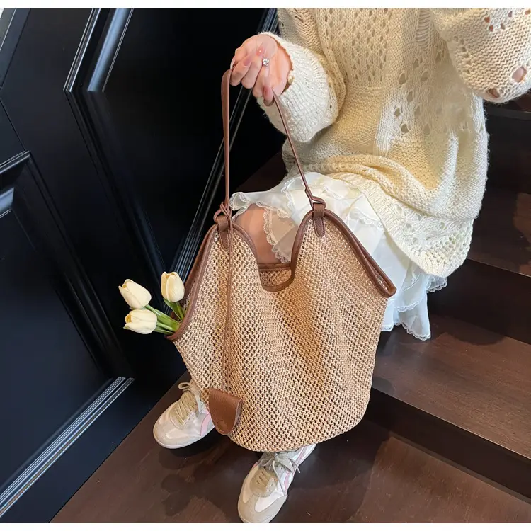 2025 Straw Bag for Women Large Capacity Shoulder Tote — feature 15