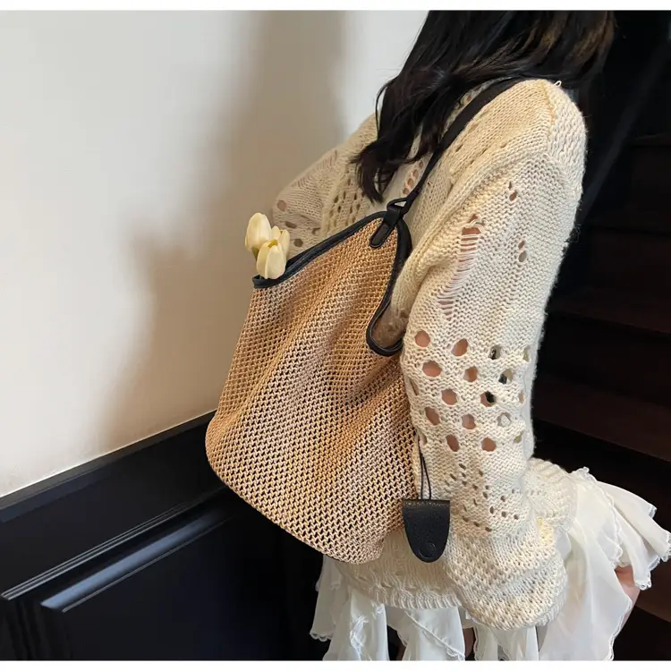 2025 Straw Bag for Women Large Capacity Shoulder Tote — feature 20
