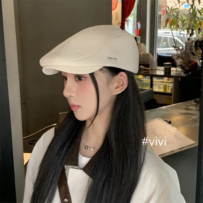 Korean Style Duckbill Cap Unisex Retro Forward Cap — feature 3