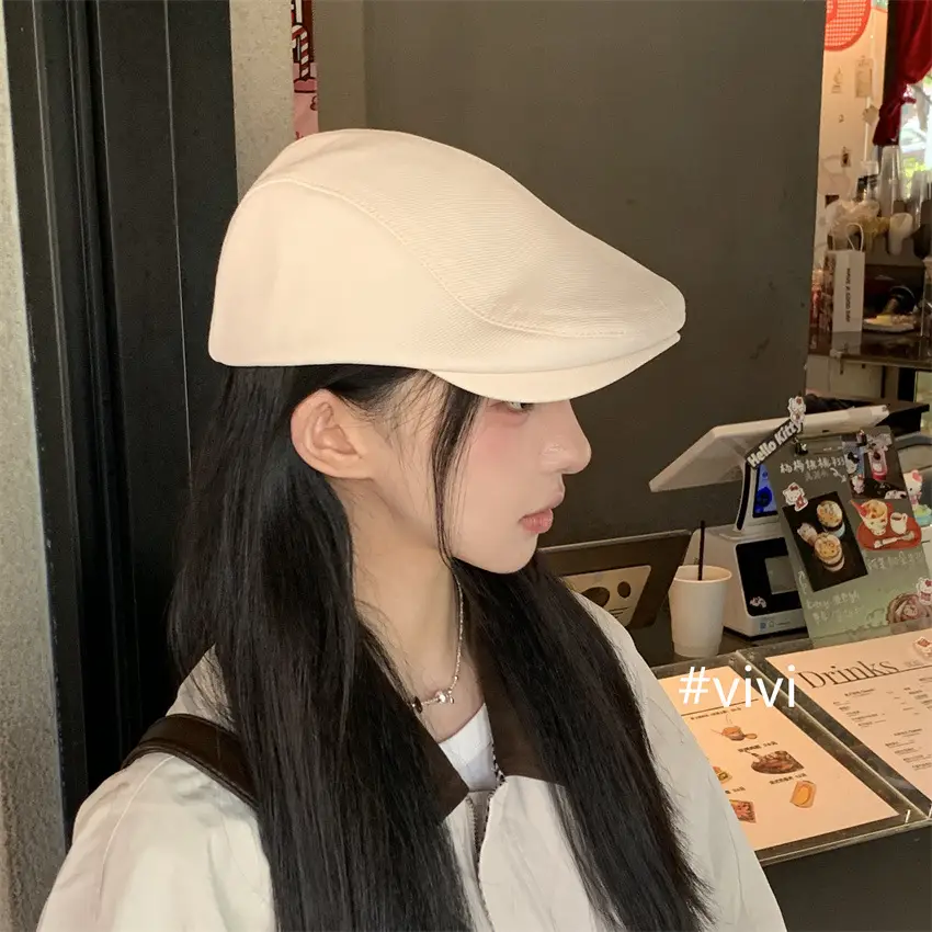 Korean Style Duckbill Cap Unisex Retro Forward Cap — feature 4
