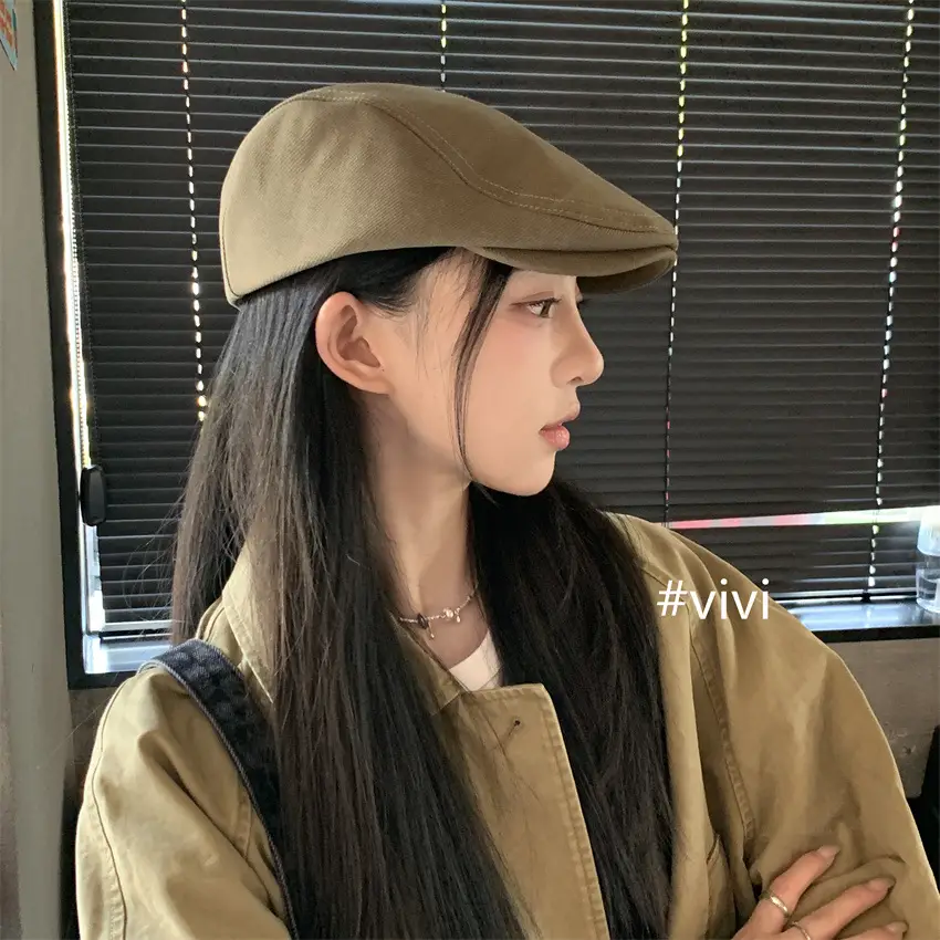 Korean Style Duckbill Cap Unisex Retro Forward Cap — feature 6
