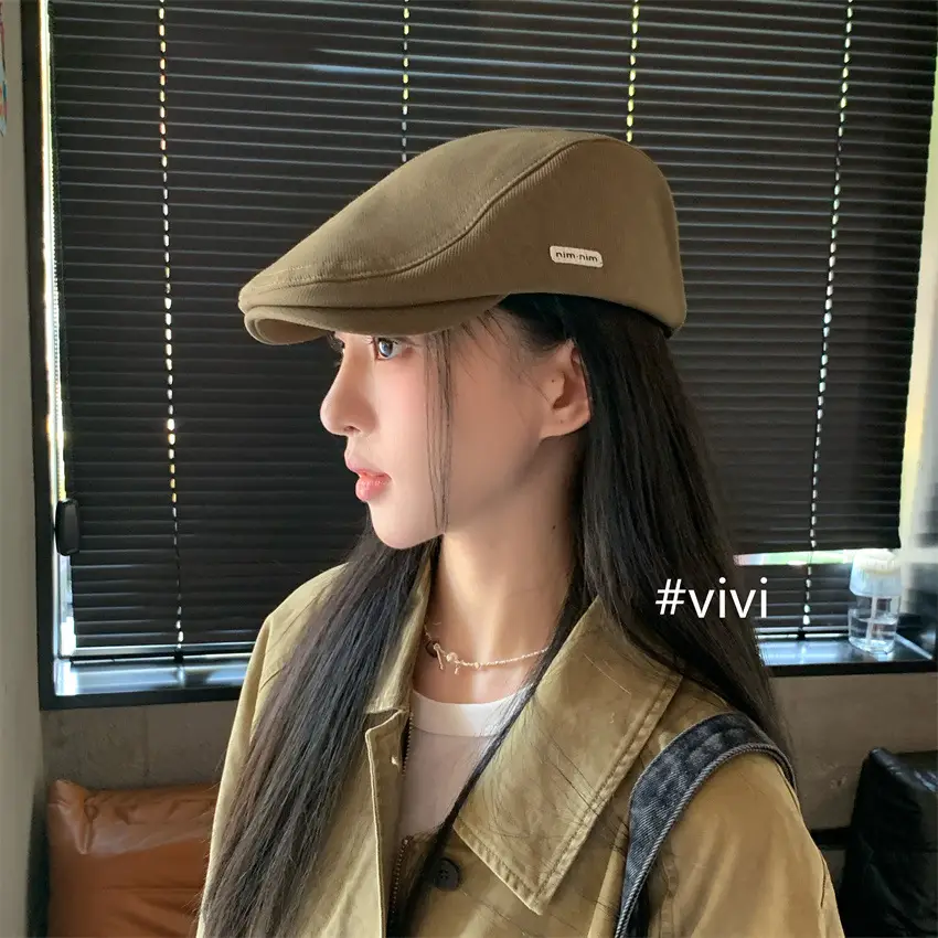 Korean Style Duckbill Cap Unisex Retro Forward Cap — feature 7