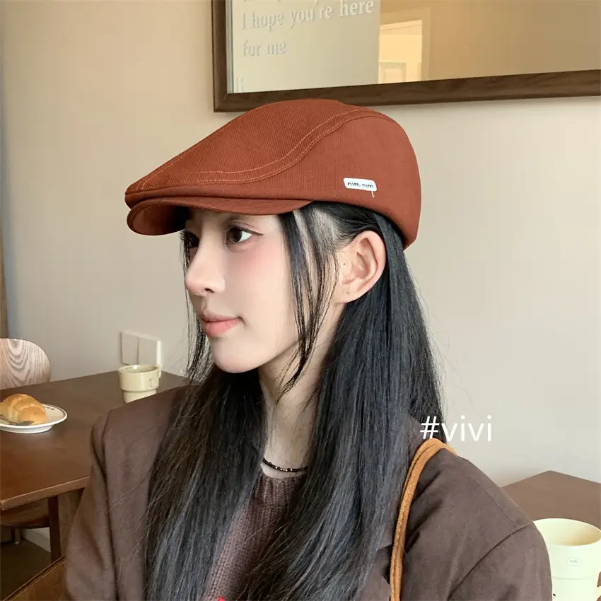 Korean Style Duckbill Cap Unisex Retro Forward Cap — feature 8