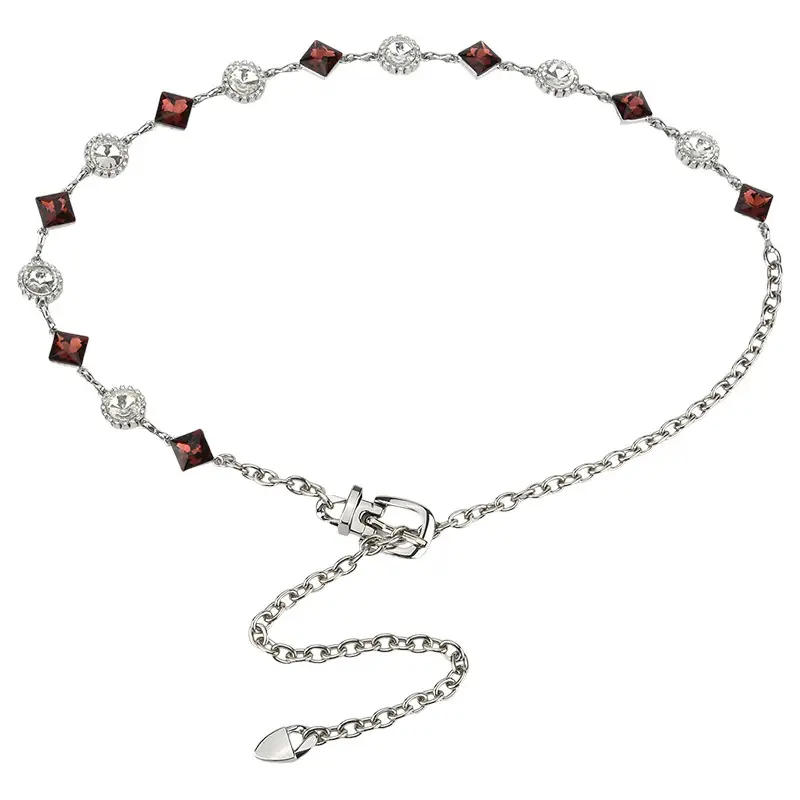 Women's Metal Studded Waist Chain for Dresses & Shirts