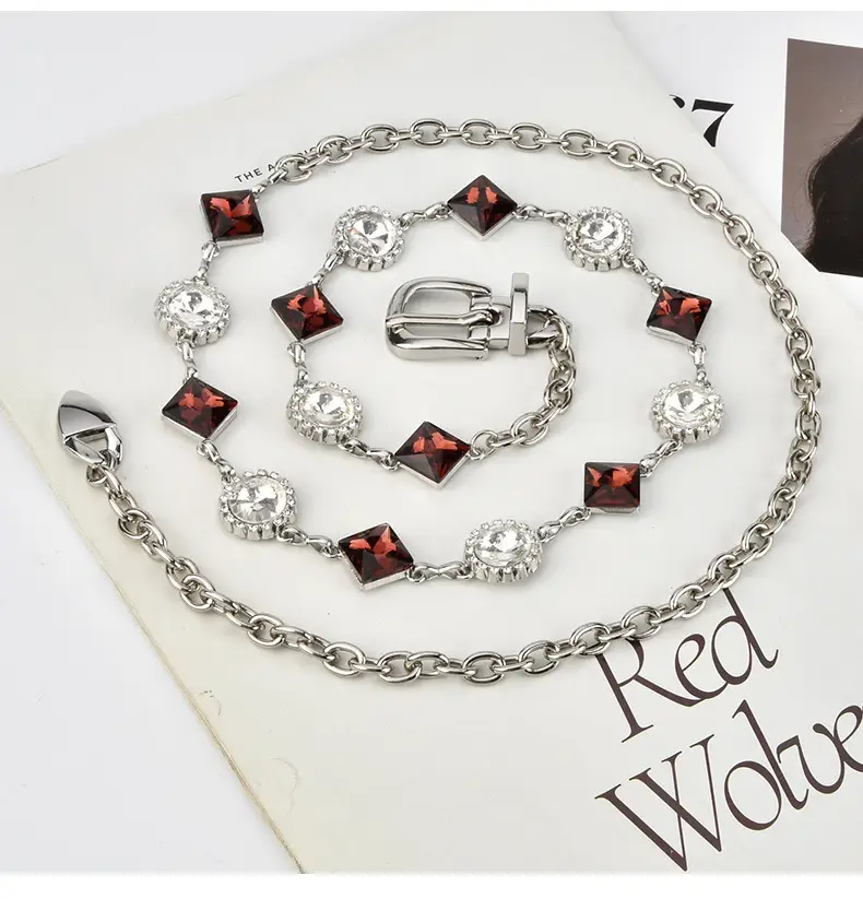 Women's Metal Studded Waist Chain for Dresses & Shirts — feature 10
