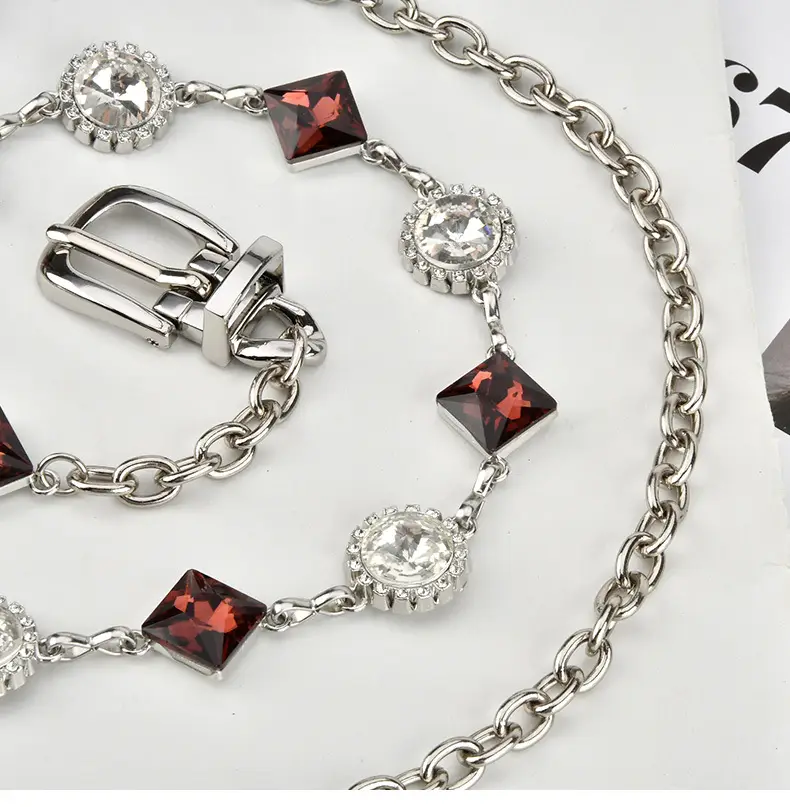 Women's Metal Studded Waist Chain for Dresses & Shirts — feature 11
