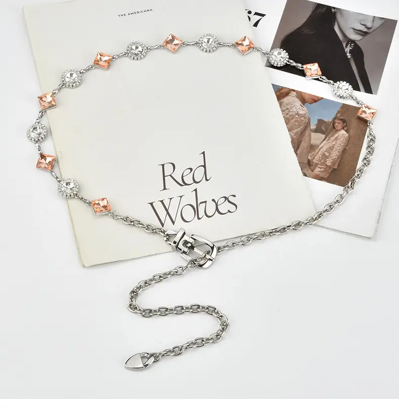 Women's Metal Studded Waist Chain for Dresses & Shirts — feature 5