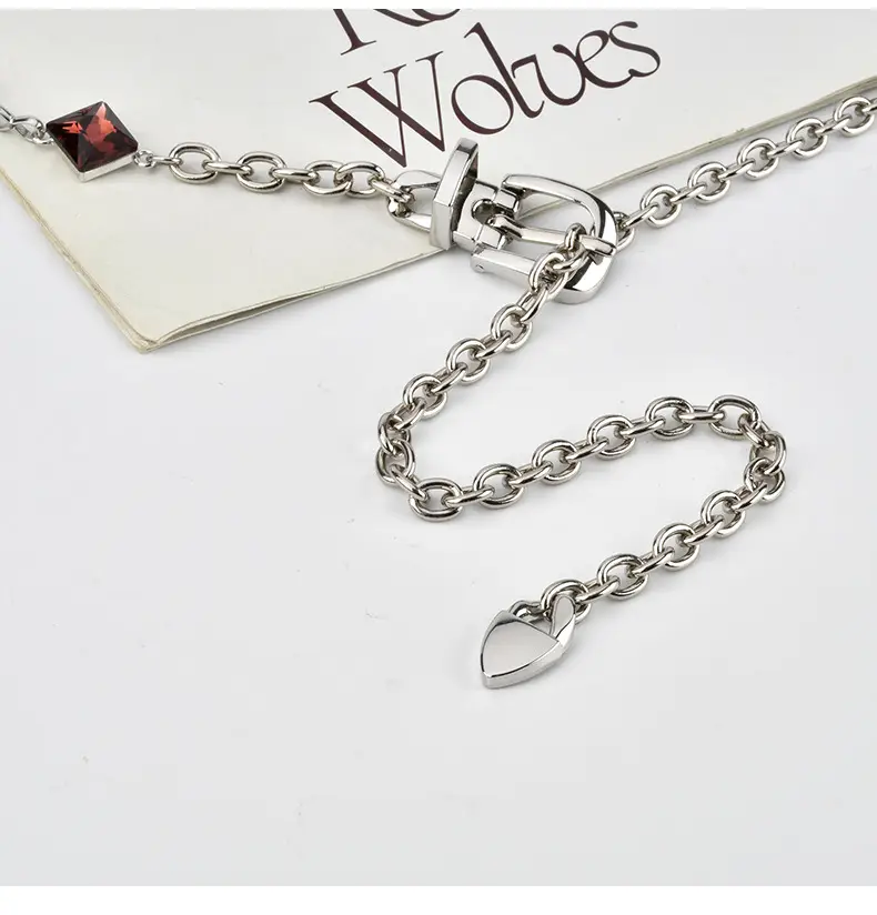 Women's Metal Studded Waist Chain for Dresses & Shirts — feature 7