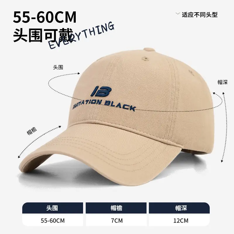Women's Navy Blue Baseball Cap with Embroidered Logo - Image 10