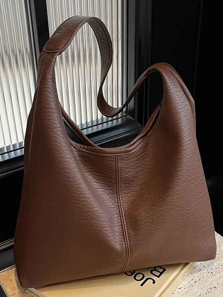 2025 Brown Leather Shoulder Bag for Women - Image 7