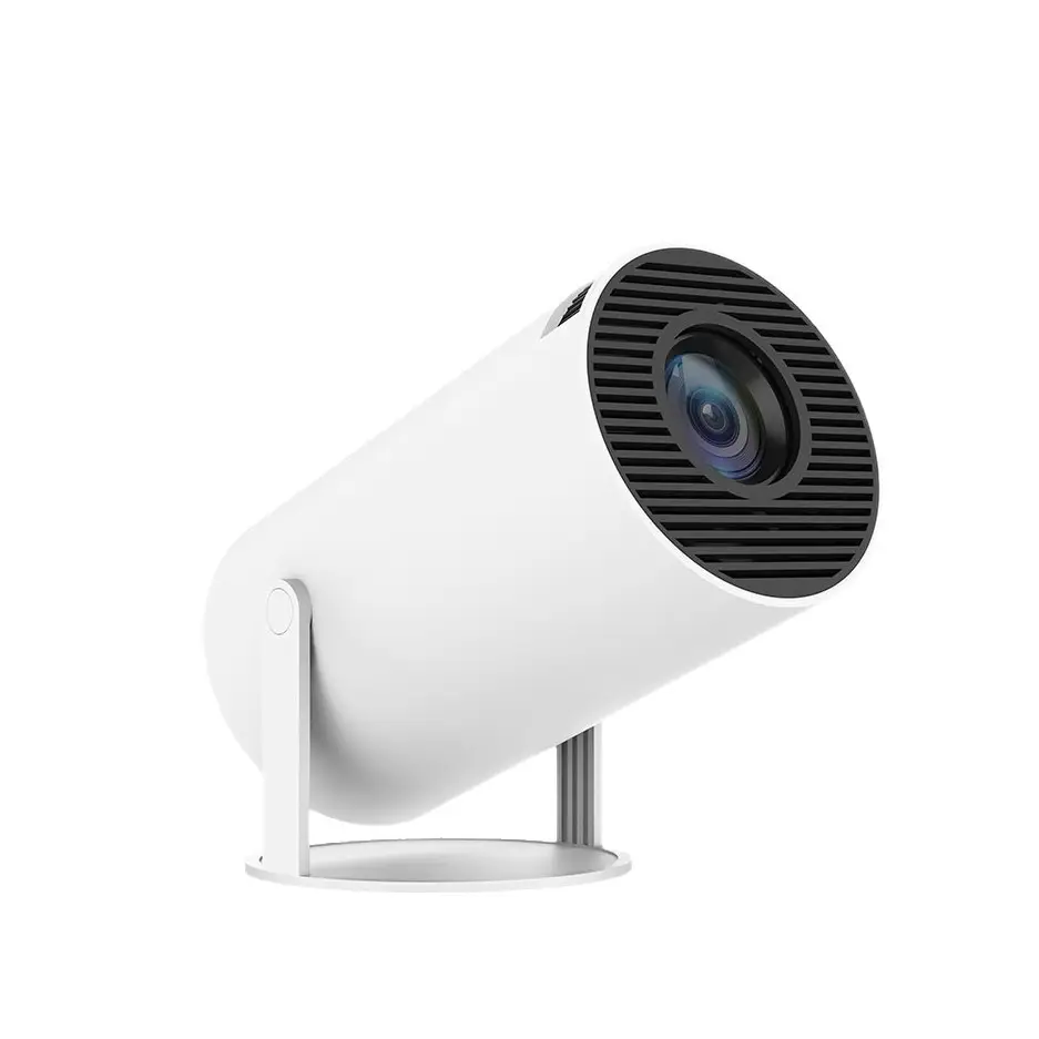 Cross-Border Hy300 Projector Home 4K Ultra-High Definition Mobile Phone Screen Smart System Bedroom White Wall Wifi Screen Projection
