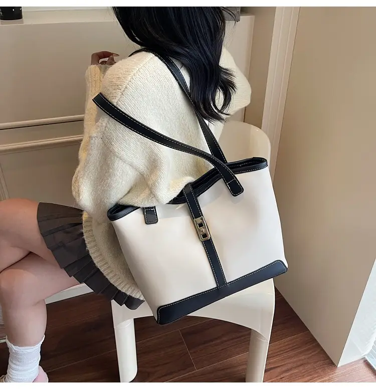 Women's Beige Tote Bag 2026 Casual Large Capacity — feature 8