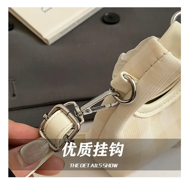 Cute Girl Shoulder Bag with Puppy Embroidery Light Blue — feature 9