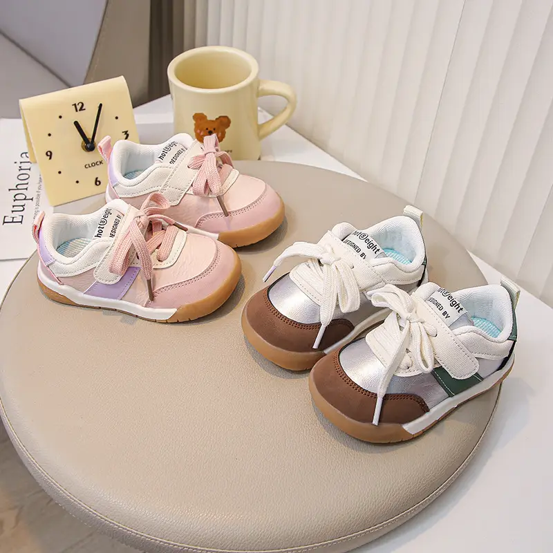 Baby Leather Toddler Shoes 0-1-3 Years Old Boys and Girls Casual Shoes Baby Spring Soft Sole Breathable Baby Shoes