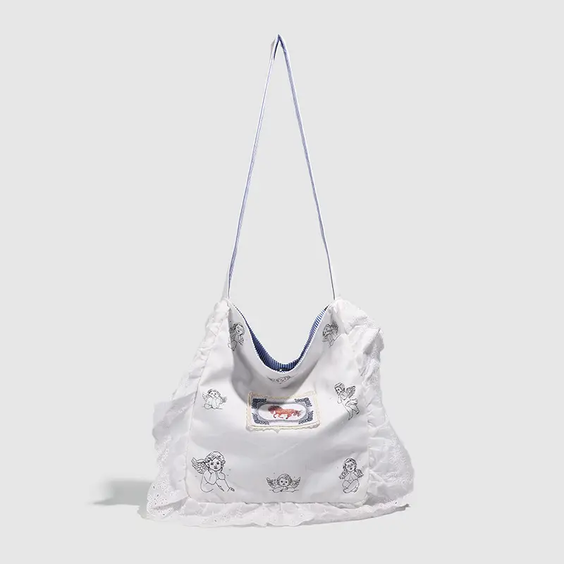 2026 Mori Girl Lace Crossbody Bag Women