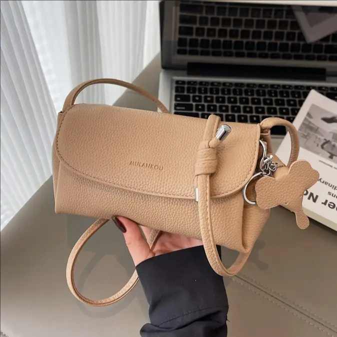 Trendy Soft Leather Underarm Bag for Women