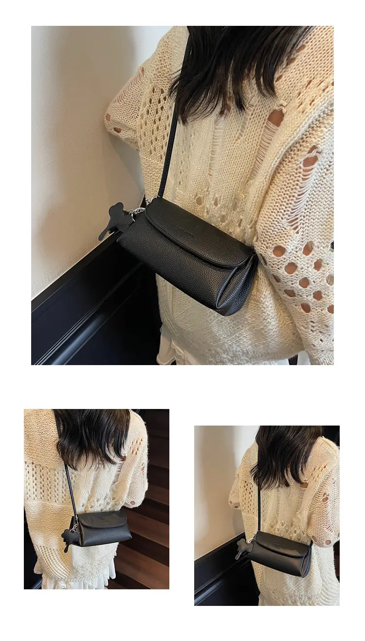 Trendy Soft Leather Underarm Bag for Women — feature 11