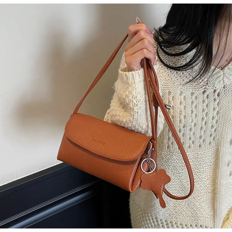Trendy Soft Leather Underarm Bag for Women — feature 23