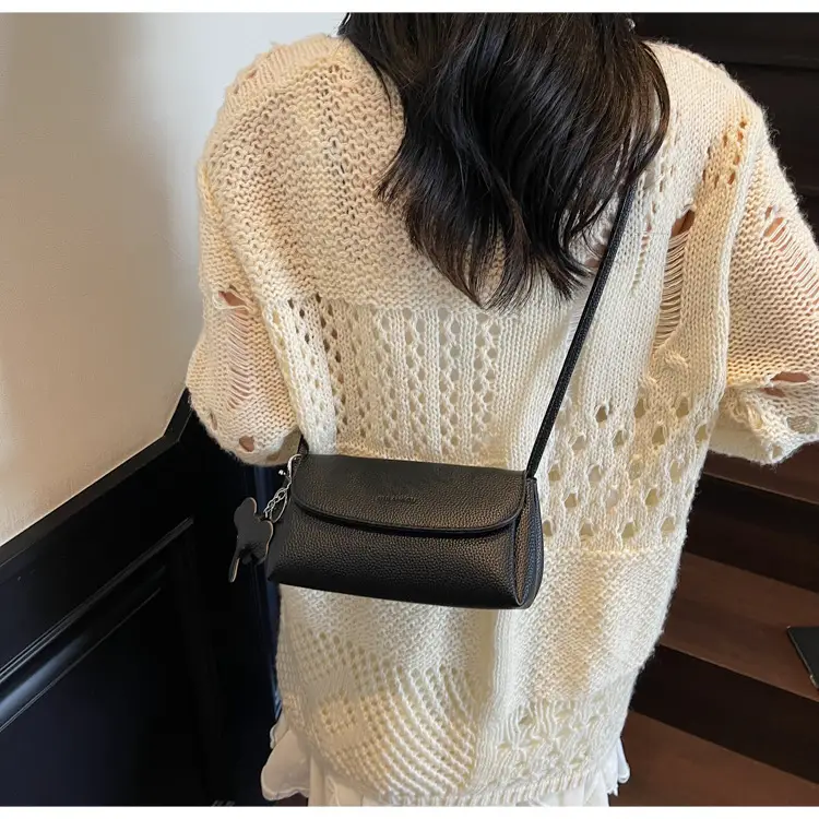 Trendy Soft Leather Underarm Bag for Women — feature 25
