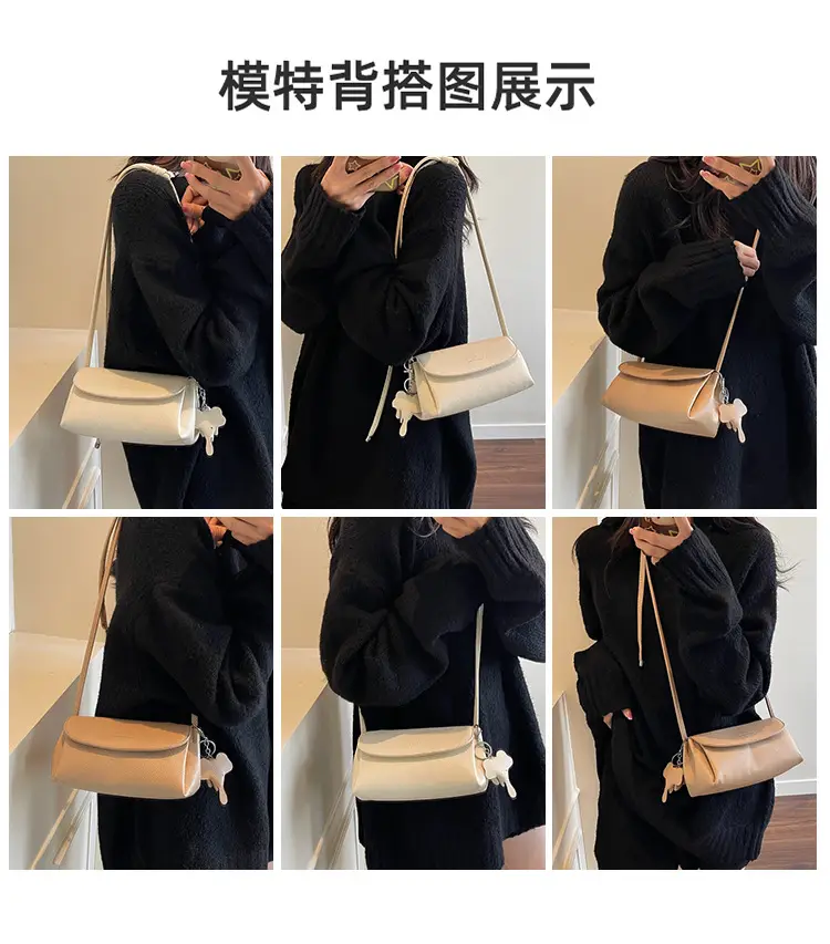 Trendy Soft Leather Underarm Bag for Women — feature 9
