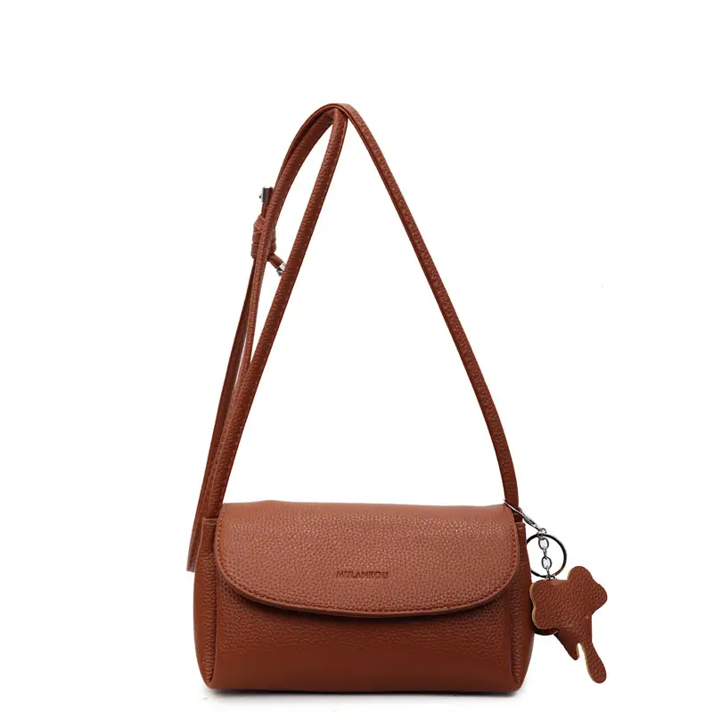 Trendy Soft Leather Underarm Bag for Women