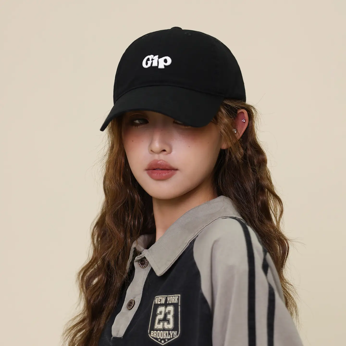 Women Retro Letter Baseball Cap with Embroidered Sun Hat - Image 7