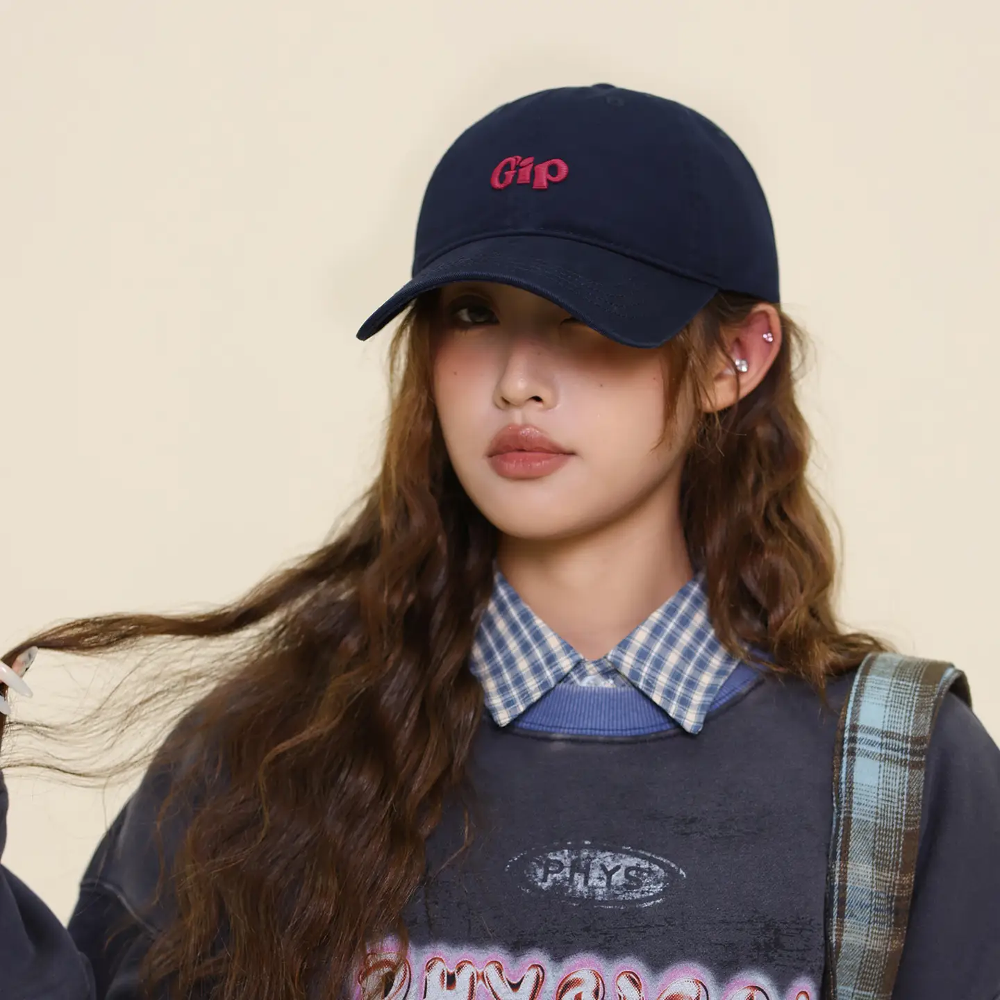 Women Retro Letter Baseball Cap with Embroidered Sun Hat - Image 8
