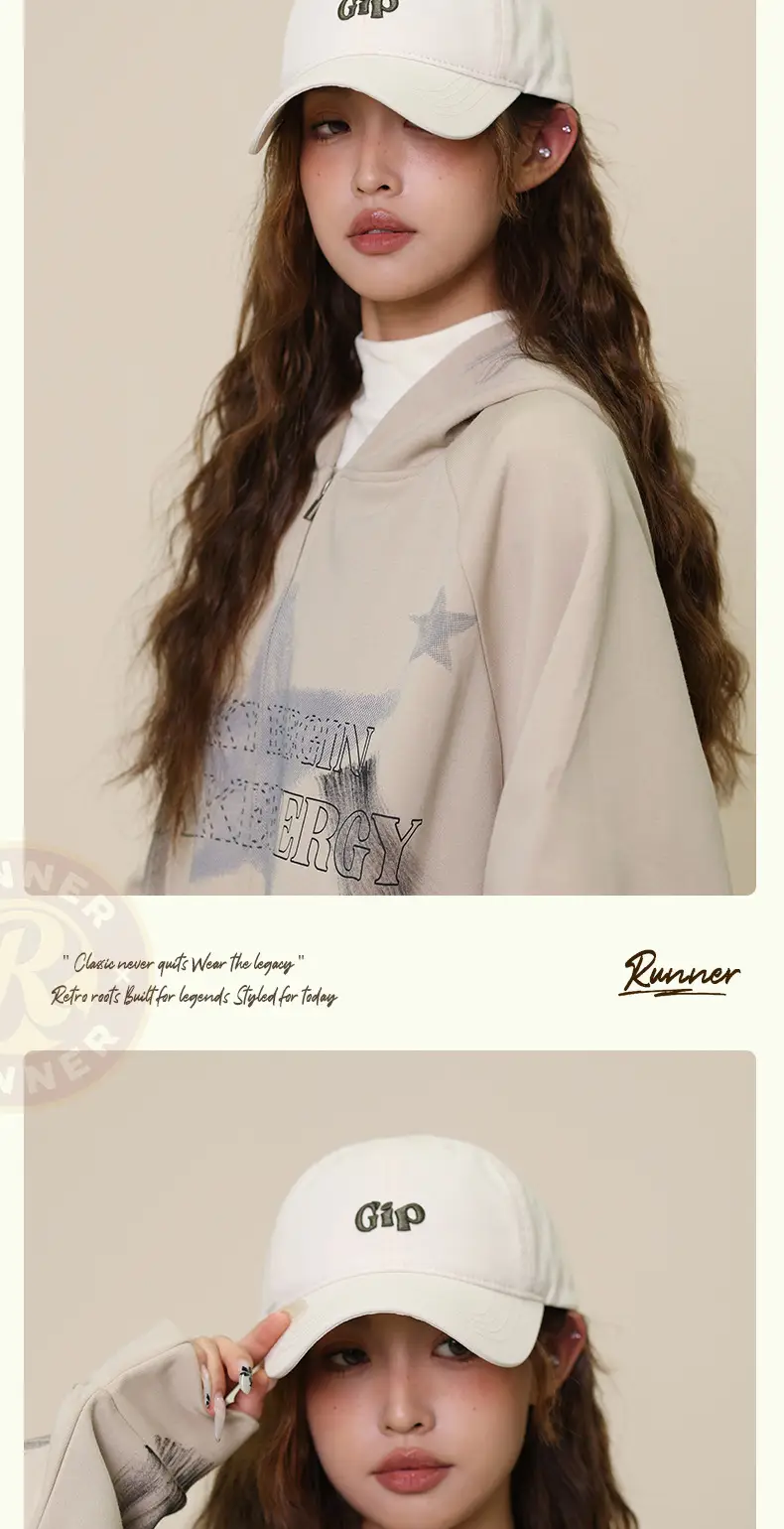 Women Retro Letter Baseball Cap with Embroidered Sun Hat — feature 15