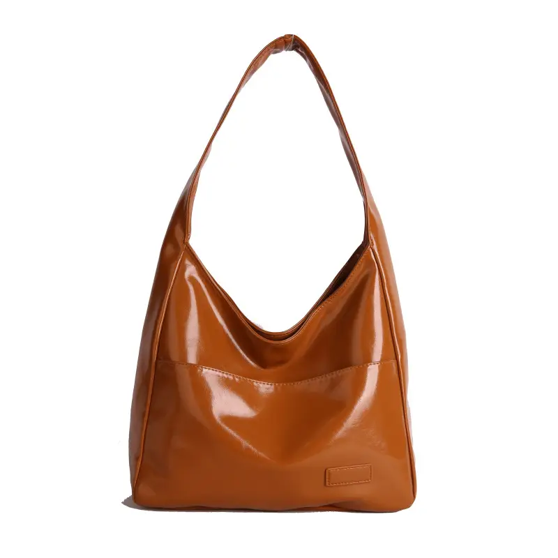 White Retro Shoulder Bag for Women Casual Commute