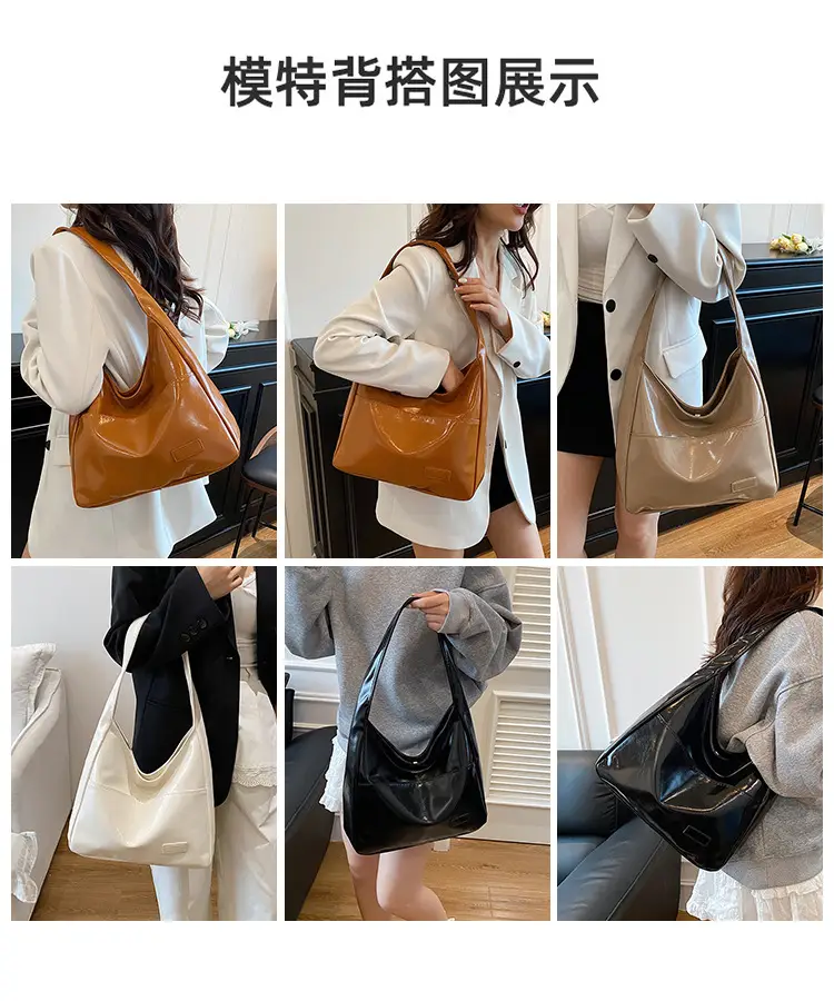 White Retro Shoulder Bag for Women Casual Commute — feature 8