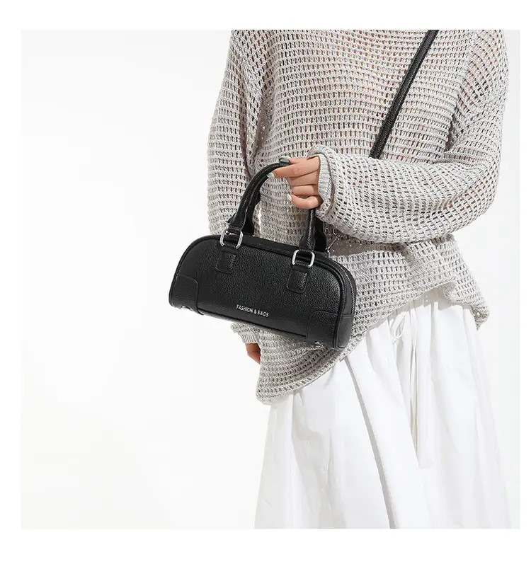 Women's Tan Leather Crossbody Bag 2025 New Style — feature 12