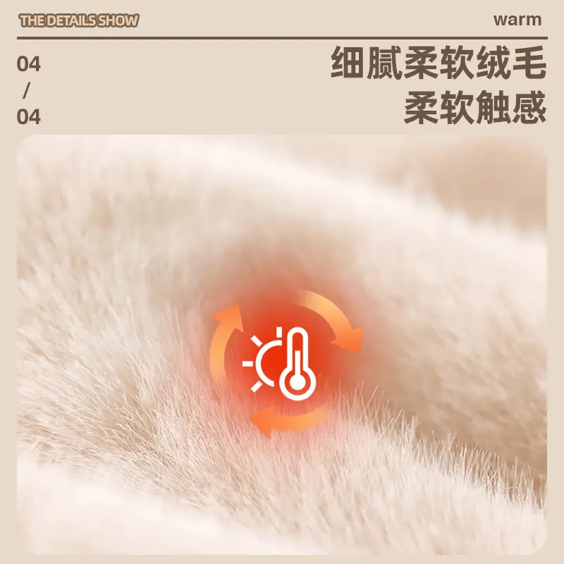 Men Winter Velvet Slippers Thick Warm Anti-Slip - Image 7