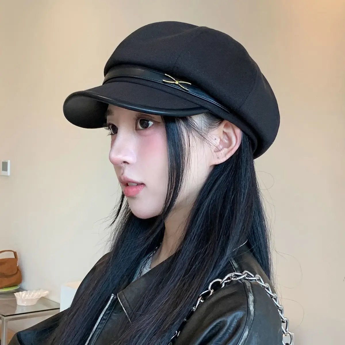 Korean Style Black Duck Tongue Hat for Women 2025 - Image 5