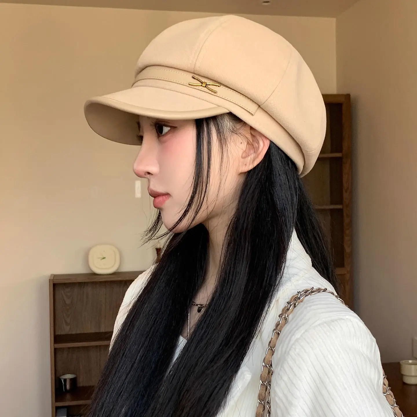 Korean Style Black Duck Tongue Hat for Women 2025 — feature 1