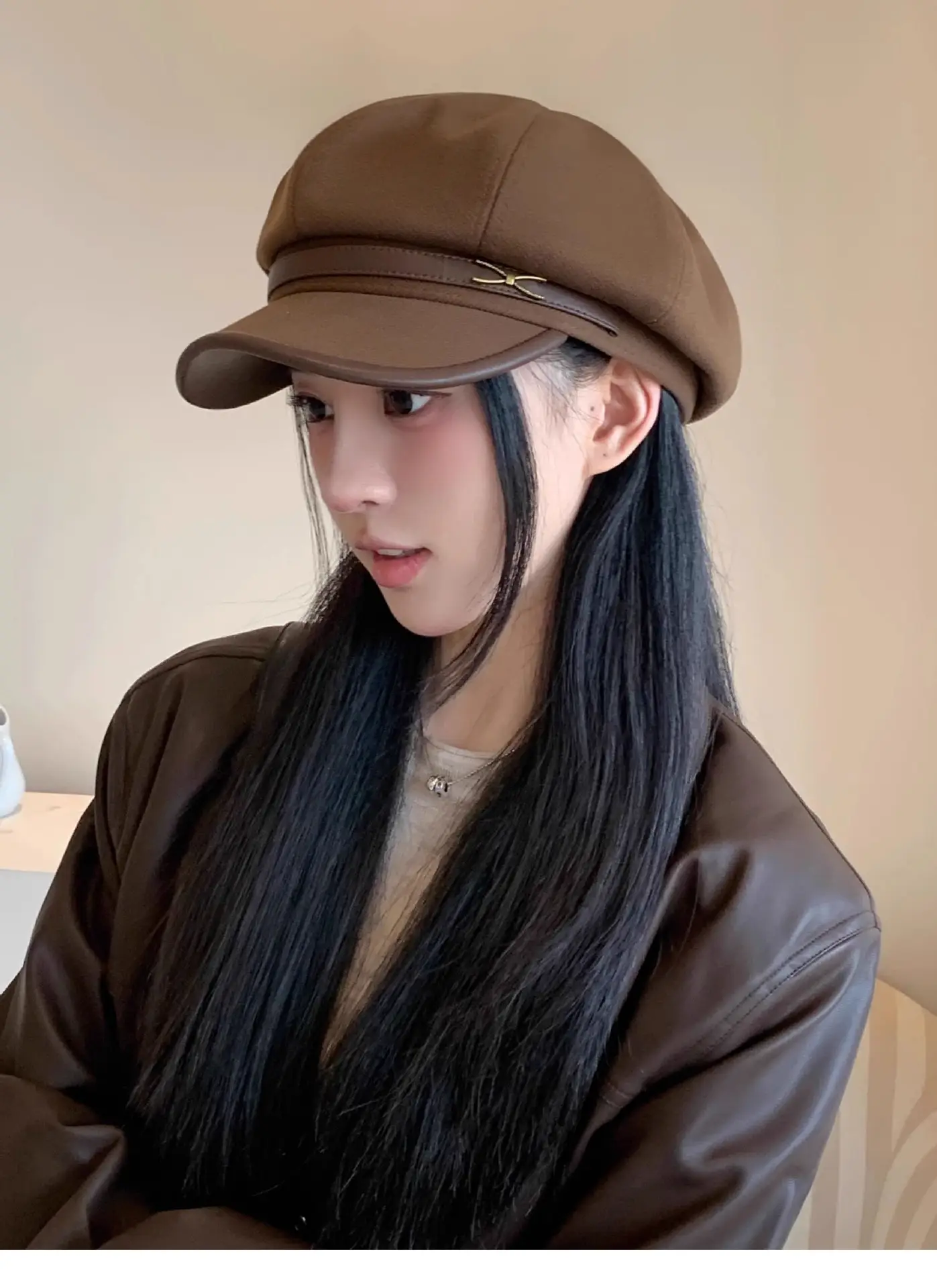 Korean Style Black Duck Tongue Hat for Women 2025 — feature 11